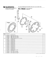 Shimano FC-7400 Exploded View