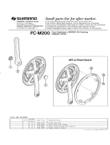 Shimano FC-M200 Exploded View