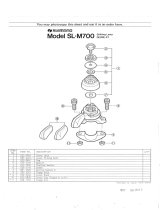 Shimano SL-M700 Exploded View