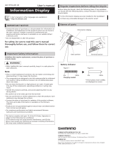 Shimano SC-S705 (E-BIKE) User manual
