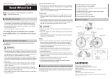 Shimano WH-RS80-A-C24 User manual