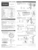 Shimano FD-6500 Service Instructions