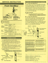 Shimano FD-MT62 Service Instructions