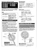 Shimano FC-M300 Service Instructions