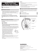 Shimano HB-RS470 User manual