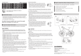 Shimano WH-M9000-TL-29 User manual