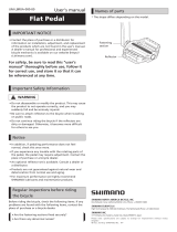 Shimano PD-EF202 User manual