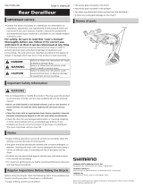 Shimano RD-T670 User manual