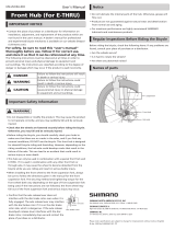 Shimano HB-M758 User manual
