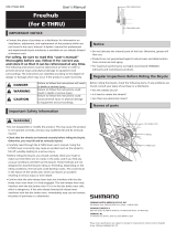 Shimano FH-MT901 User manual