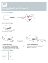 Morel PSW SUBWOOFER WIRELESS KIT Owner's manual