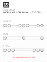 Morel  SoundWall LCR In-wall Soundbar Modular System Owner's manual