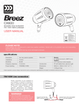 Morel  BREEZ CX600 Owner's manual