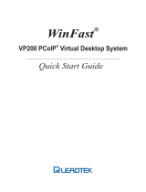 Leadtek VP200 P Zero Client Smart-Fi Quick start guide