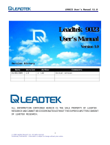 Leadtek LR9023(MTK MT3329) User manual