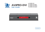 ADDER AV4PRO-DVI-QUAD Owner's manual