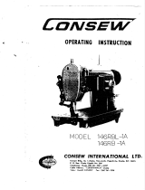 Consew 146RBL-1A User manual