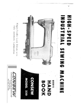 Consew 220 User manual