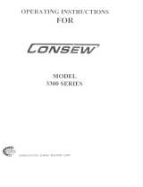 Consew 3300 Series User manual