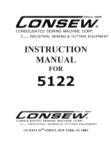 Consew 5122 User manual