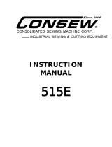 Consew 515E User manual