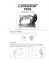 Consew 733R User manual