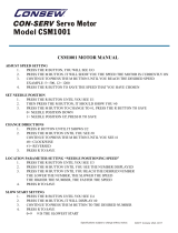 Consew CSM1001 User manual