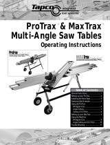 Tapco Pro Trax and MaxTrax User manual
