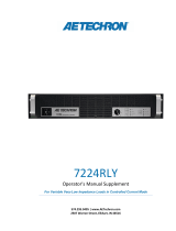 AE Techron 7224RLY User manual