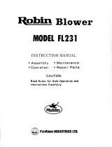 Robin FL231 Owner's manual