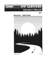 CUMMINS QG 3600 KY User manual