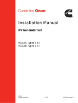 CUMMINS QG 5500 EFI/7000 EFI HGJAA Installation guide