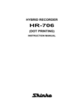 Shinko HR-706 User manual