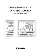 Shinko JCR, JCD-33A User manual