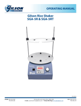 Gilson Rice Test Shaker User manual