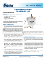 Gilson 2000g / 4000g Pycnometer User manual