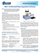 Gilson Marshall Data Acquisition Software User manual