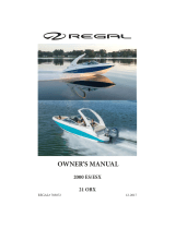 Regal 2000 ESX Owner's manual