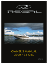 Regal 33 OBX Owner's manual