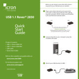 Icron USB 1.1 Rover 2850 Quick start guide