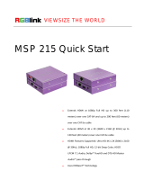 RGBlink MSP215 Quick start guide