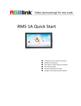 RGBlink RMS1A Quick start guide