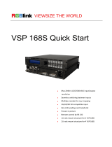 RGBlink VSP168S Quick start guide