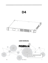 RGBlink D4 User manual