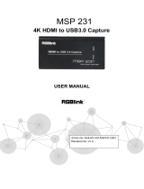 RGBlink MSP231 User manual