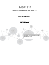 RGBlink MSP311 User manual