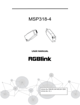 RGBlink MSP318-4 User manual