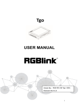 RGBlink Tgo User manual