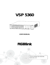 RGBlink VSP5360 User manual