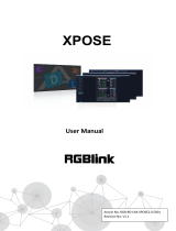 RGBlink XPOSE User manual
